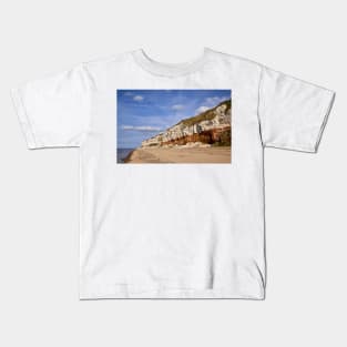 Hunstanton Cliffs and Coastline Kids T-Shirt